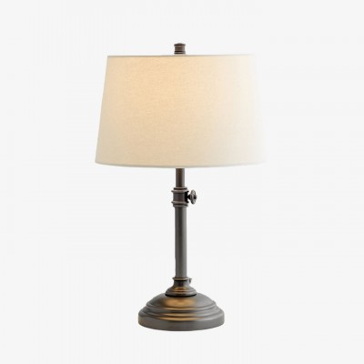 Nera USB-bordslampa – Justerbar höjd Elegant modern metalllampa för kontor och vardagsrum HL2397