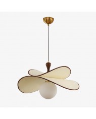 Orrise Artistic Layered Petal Pendant Light - Natural Inspired Lamp for Entryway and Bedroom HL2317
