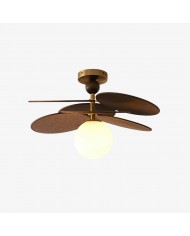 Ovalune plafondlamp met organische textuur, sculpturaal ontwerp, vlakke montage - moderne stijl voor de woonkamer HL2323