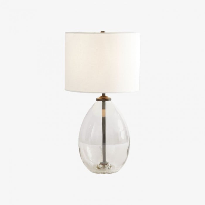 Lampa Sustaina Sustaina Sustaine z trwałego szkła – materiały z recyklingu i nowoczesny styl do kącika do czytania HL2396