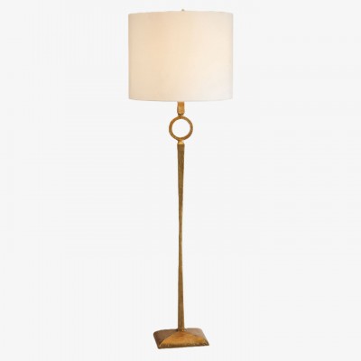 Trova smidesjärnsgolvlampa - enstångsdesign för sovrums- och kontorsbelysning HL2394