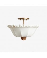 Vintagia Tiffany Style - Stained Glass Ceiling Light Decorative Pattern Ceiling Lamp for Living Room HL2345