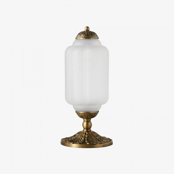 Lampe de table citrouille en verre vintage Eloise HL931