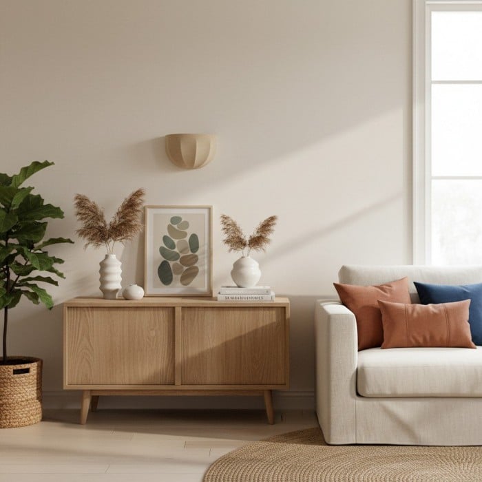 Loomis wandlamp met art-deco linnen kap, moderne wandlamp voor woonkamer en hal HL2406