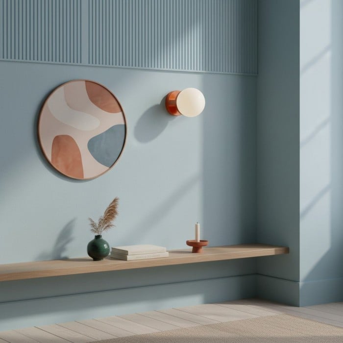 Nebulon artistieke keramische wandlamp met zachte gloed - perfect voor woonkamers en hallen HL2407