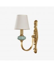 Applique artistica in ceramica Nebulon con luce soffusa - Perfetta per soggiorni e corridoi HL2407