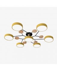 Nordic vertakte schijf LED plafondlamp HL215