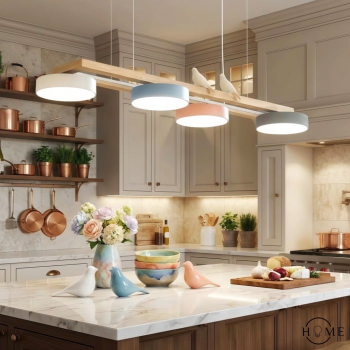 Nowy styl modny długi żyrandol w kształcie ptaka HL742