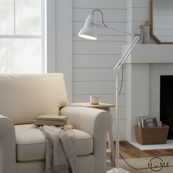 Modryx Verstellbare klassische Metall-Stehleuchte - Moderne, gerichtete Stehlampe für das Wohnzimmer HL2340