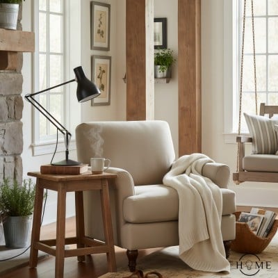 Lampe de table directionnelle en métal Modryx HL2325 - Éclairage de travail raffiné et réglable pour bureau et chambre