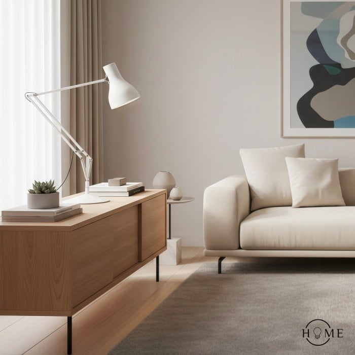 Modryx Richtbare Metall-Tischleuchte – Elegante, verstellbare Arbeitsleuchte für Büro und Schlafzimmer HL2325