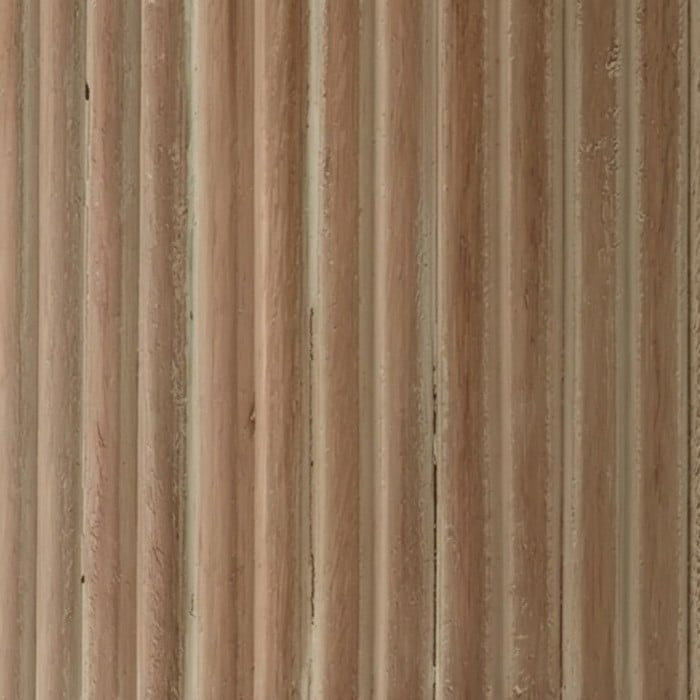 Plafonnier Flutera à tambour cannelé – Luminaire encastré texturé style ferme pour salon et chambre HL2431