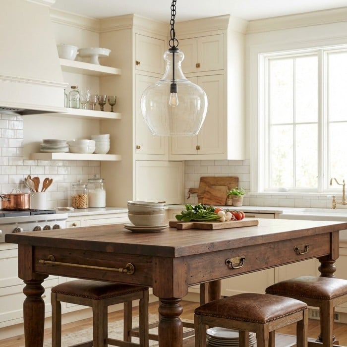 Suspension Lirra en verre soufflé à la main – Style industriel pour salons et entrées HL2429