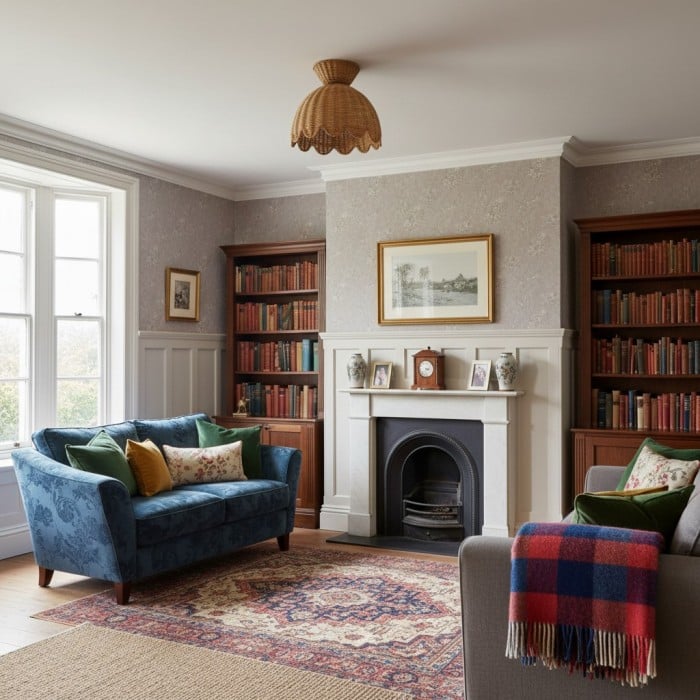 Plafonnier Rattalia - Design floral sculptural de style naturel pour îlot de cuisine HL2433