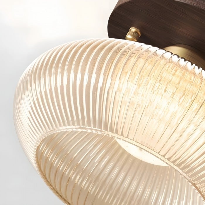 Plafonnier Soliro Modern Dome en verre, au design minimaliste et élégant, idéal pour les cuisines et les espaces de vie