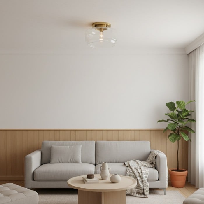 Plafonnier encastré Ulavione Elegant Style, forme classique, pour espaces intérieurs HL2422