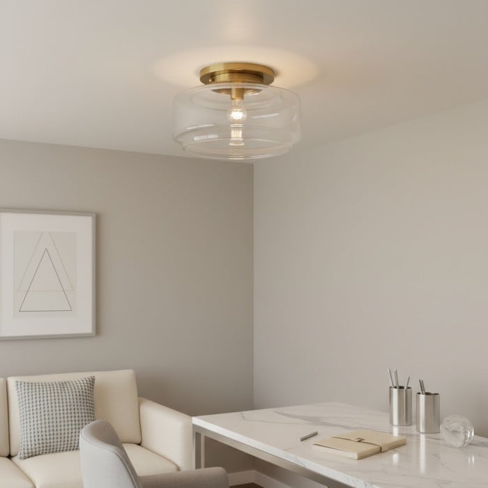 Plafonnier encastré Ulavione Elegant Style, forme classique, pour espaces intérieurs HL2422