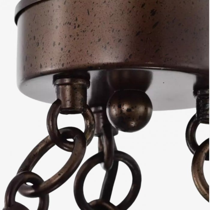 Suspension Velara à abat-jour tambour industriel – Luminaire suspendu de style industriel pour cuisine et salle à manger HL2438