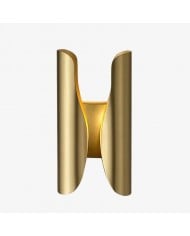 Aplique de pared cilíndrico de vidrio acanalado Bravira - Lámpara de pared nórdica moderna para pasillo y salón HL2440