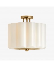 Elegante lámpara de techo empotrada redonda Clereon: diseño moderno de vidrio para sala de estar HL2439