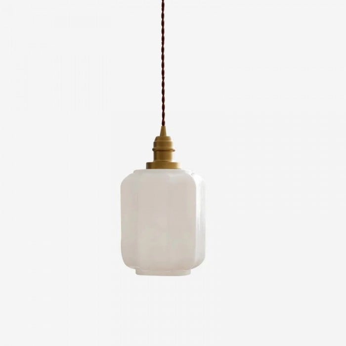 Lampa wisząca Glassora Creative Glass Lantern – stylowa lampa wisząca do kuchni lub sypialni HL2419