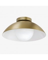 Lámpara de techo semiempotrada de cristal Orilanavo: elegante diseño de paraguas para dormitorio y sala de estar HL2421