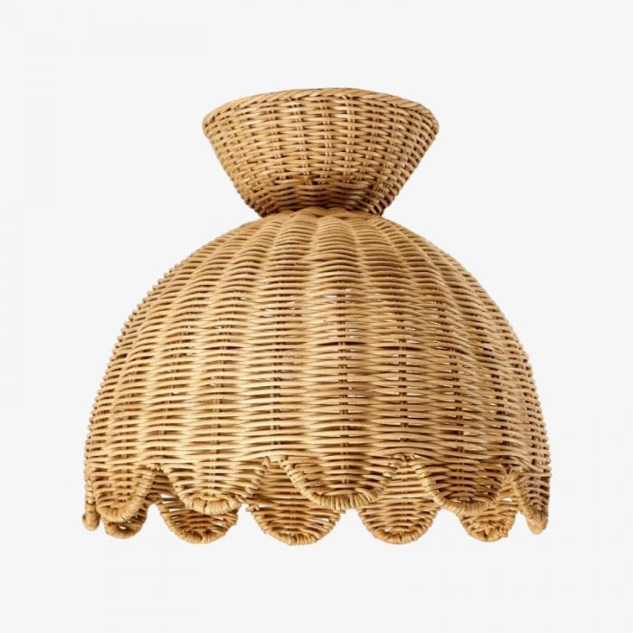 Lampa sufitowa Rattalia – rzeźbiarski wzór kwiatowy w naturalnym stylu na wyspę kuchenną HL2433