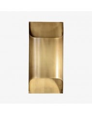 Aplique de pared Velara de metal industrial con cúpula rústica - Aplique de pared curvo clásico para exteriores, ideal para