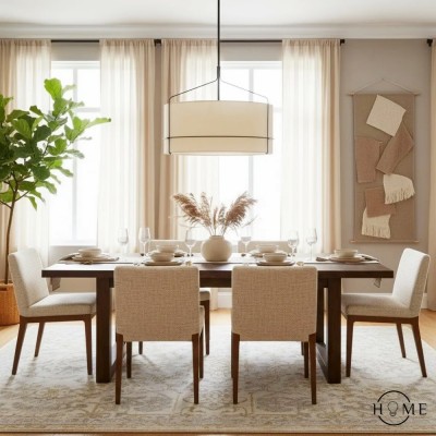 Lampe à suspension en lin Horelia - Lampe à suspension en forme de tambour nordique HL1491