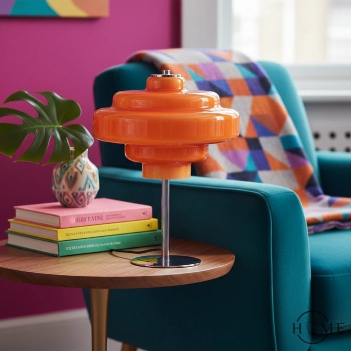 Koloro Bauhaus Multi-Layer Table Lamp - Colorful Glass Bedside Lamp HL1333