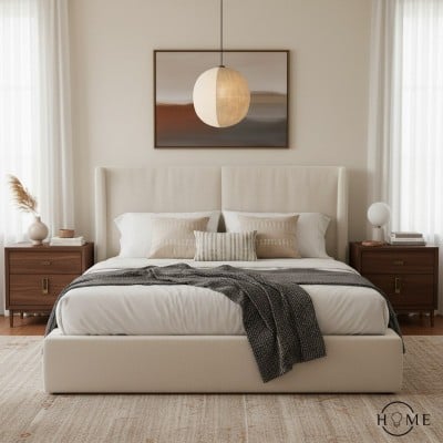 Diora Skulpturale Laternen-Pendelleuchte – Moderne Hängeleuchte mit Seidenstruktur für Wohnräume HL1991