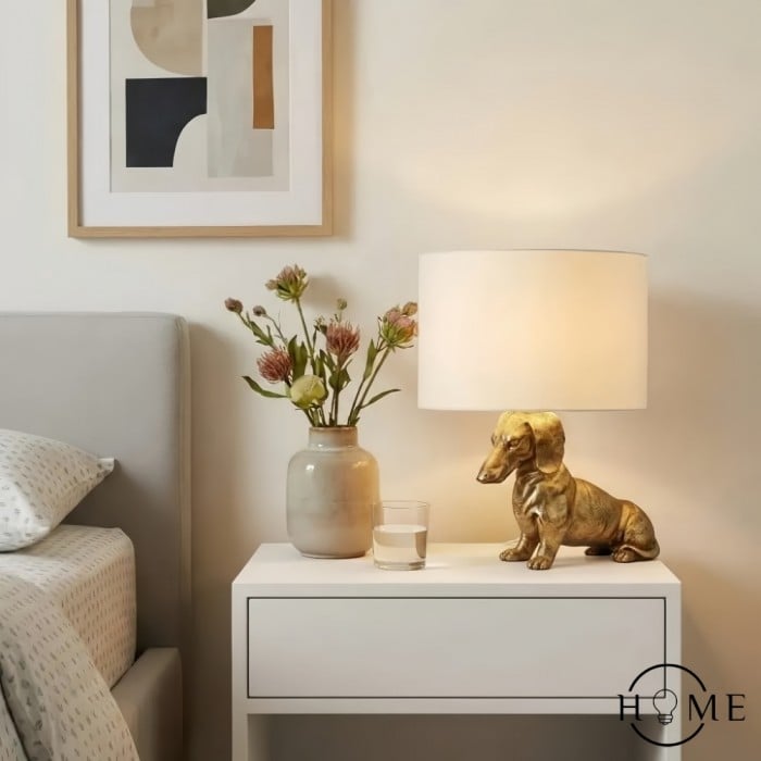 Pawdia Unieke Tafellamp - Decoratieve Dierenbedlamp HL1364