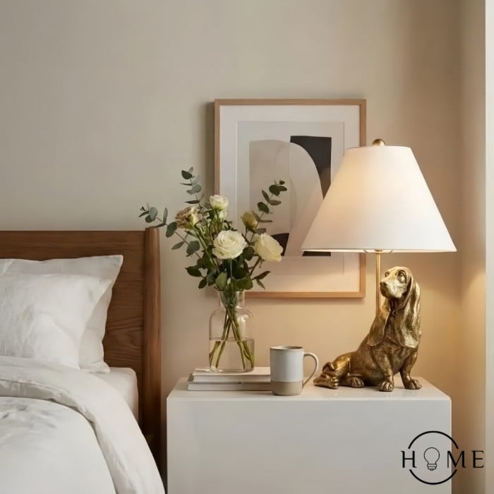 Pawdia Unieke Tafellamp - Decoratieve Dierenbedlamp HL1364