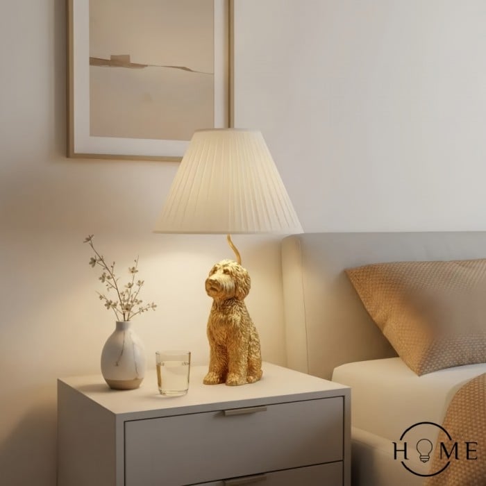 Pawdia Unieke Tafellamp - Decoratieve Dierenbedlamp HL1364