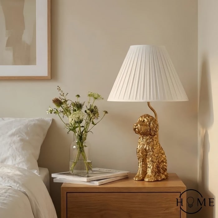 Pawdia Unieke Tafellamp - Decoratieve Dierenbedlamp HL1364