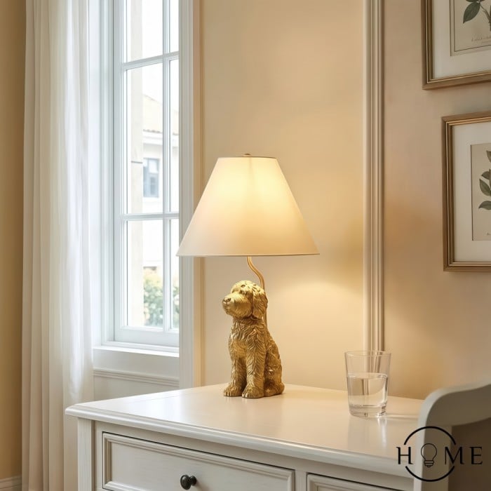Pawdia Unieke Tafellamp - Decoratieve Dierenbedlamp HL1364