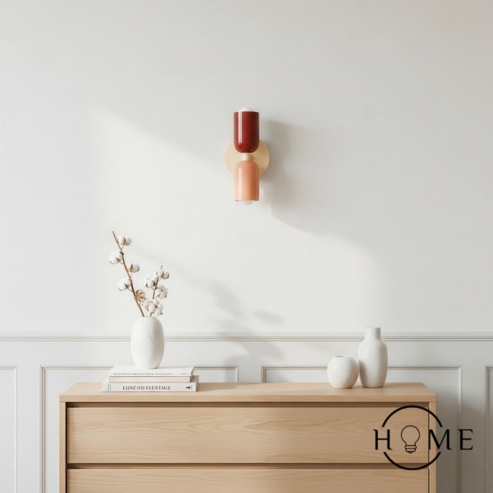 Nordisk Upp Ner Macaron Design Vägglampa HL274