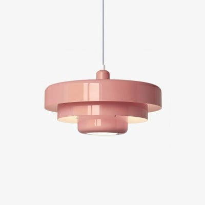 Macaron Disc Pendant Light - Nordic Multi Layer Bauhaus Hanging Lamp in Metal for Kitchen HL179