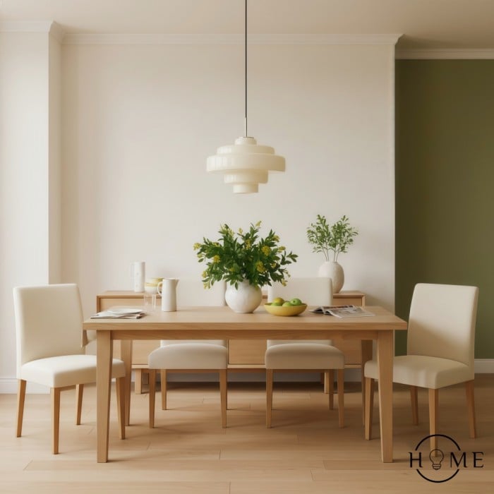 Koloro Bauhaus Kleurrijke Glazen Hanglamp - Meerlaagse Keukenlamp HL1332