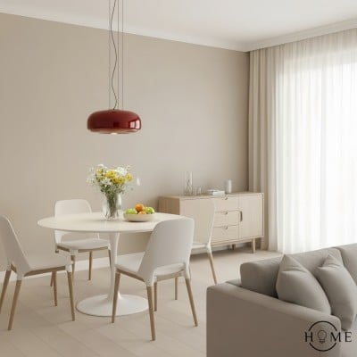 Clinco Macaron Stained Glass Pendant Light - Modern Hanging Lamp for Dining and Bedroom HL1098