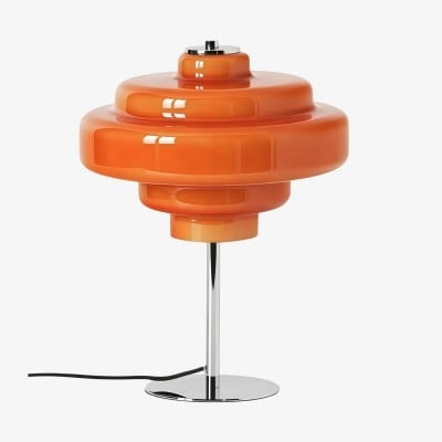 Koloro Bauhaus Multi-Layer Glass Table Lamp - Colorful Bedside Light for Bedrooms and Desks HL1333