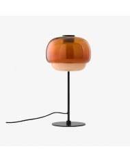 Lampada da tavolo Koloro in vetro multistrato stile Bauhaus - Lampada da comodino colorata per camere da letto HL1333