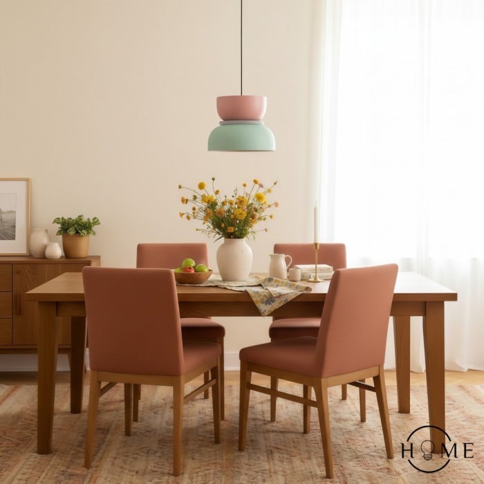 Macri Acrylic Colorful Bowl Shade Pendant Light per la cucina