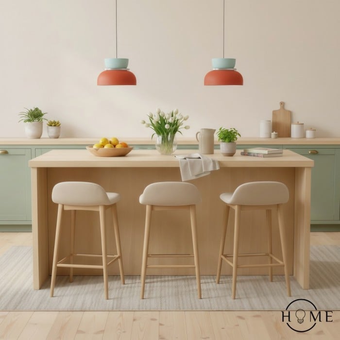 Macri Acrylic Colorful Bowl Shade Pendant Light per la cucina