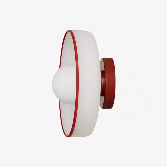 Kalo Väggtaklampa - Blåst Glas Skiva Orb Infälld Lampetter HL2259