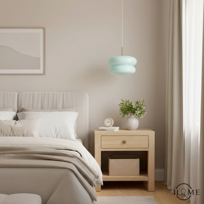 Orra Suspension en verre opale - Lampe suspendue moderne HL1781