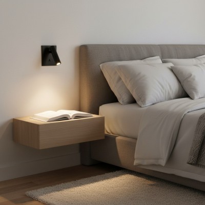 Slimlux Adjustable LED Wall Sconce - Modern Aluminum Frame for Bedroom and Ambient Lighting HL2504