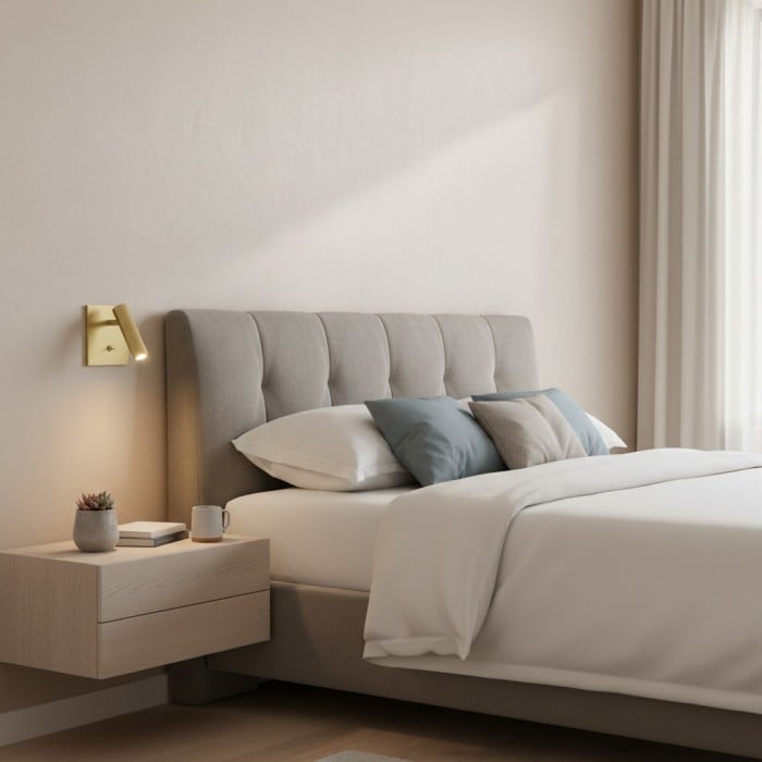 Slimlux Verstelbare LED Wandlamp - Modern Aluminium Frame voor Slaapkamer en Sfeerverlichting HL2504