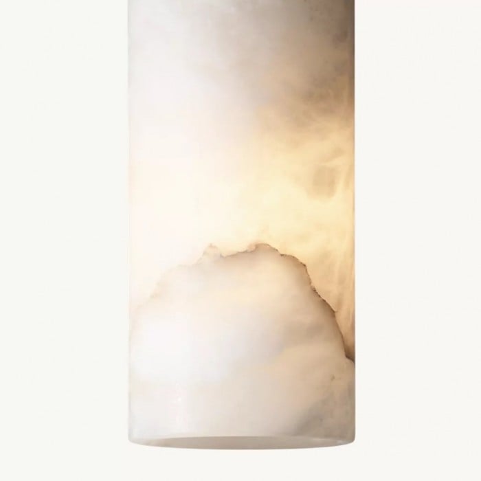 Alabresca Mid Century Alabaster Pendant Light - Multi Head Hanging Lamp for Kitchen Island HL2487