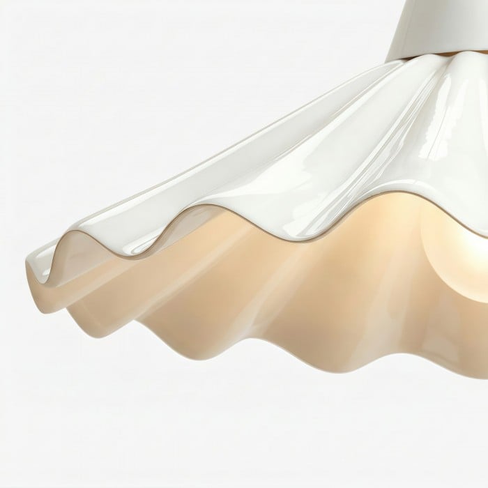 Arluneva Artistic Wave Hanglamp - Moderne handgemaakte keramische lamp voor de woonkamer HL2496